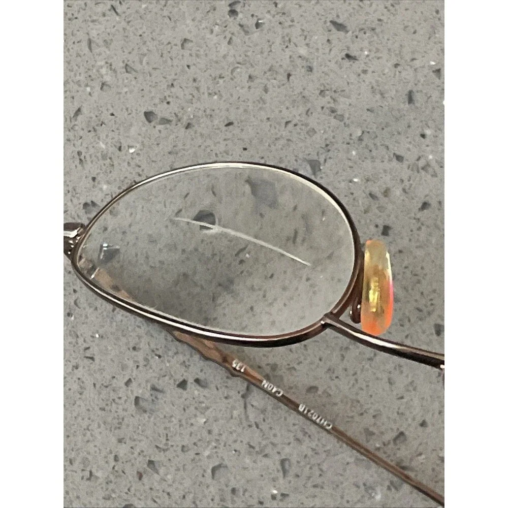 Bourgeois Oval Brown Eyeglasses FRAMES ONLY 49-18-135 C40N CH7021B Bronze Full